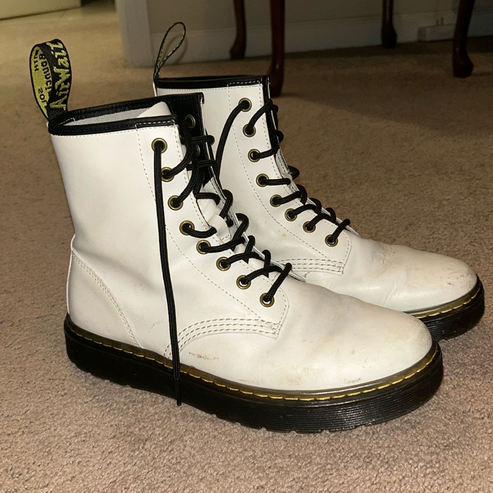 White Size 9 Dr. Martens